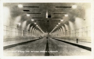 Interior of Posey Tube between Oakland and Alameda                    